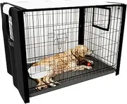 EVRBUL Dog Crate Cover, Heavy Duty 420D Pet Kennel Cover, All Sides Open Compatible with 48" Wire Kennel Pet Crates 48L x 30W x 33H Inch