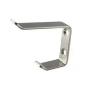 Double Robe Hook - Silver