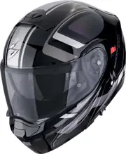 Scorpion EXO-930 Evo Ardens Helmet, black-purple-silver, Size 2XL for Men Black Purple Silver