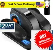 Under-Desk Elliptical Machine–Compact & Quiet Mini Pedal Exerciser w/ Adjustable