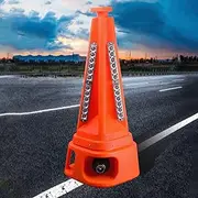 Warning Lamp Cone Light,LED Safety Road Cone,Portable Wind Resistant Traffic Cone with Remote Control,Road Parking Cones,for Road Safety, Construction Events
