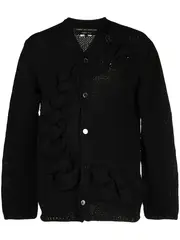 [COMME des GARCONS HOMME PLUS] 百合紗絎縫開衫
