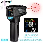 Digital Laser Infrared with LCD Thermometer Non-Contact Gun Hygrometer IR Meter
