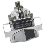 Aeroflow Billet 2-Port Fuel Pressure Regulator with -8 ORB Ports, AF49-3001P
