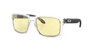 Oakley Holbrook Sunglasses, Clear Frame, PRIZM Gaming Lens OO9102 X255