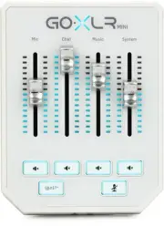 TC-Helicon GoXLR Mini USB Streaming Mixer with USB/Audio Interface - White