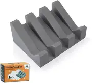 Soap Dishes, Silicone Shower Soap Dish with Drianage, Bar Soap Holder & Saver Wa