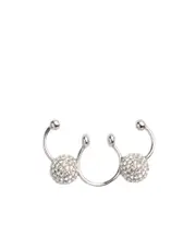 Poetique des Gouttes nose ring One size White