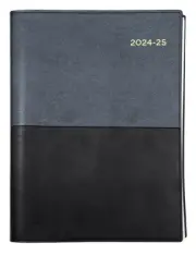 2024 2025 Financial Year Diary Collins Vanessa A5 Week to View FY385.V99 BLACK
