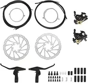 Disc Brake Kit, Versatile Disc Brake Set with Brake Cable Housing Kit, Complete Brake Kit Smooth Responsive for Mountain Road Bike, Enhanced Braking Power