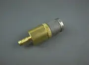MTM Hydro 23.0068 Chemical Filter SS / Brass 400 Micron 6 MM Hose Barb