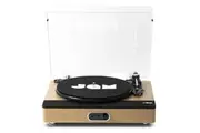 Jam Sound Stream+ Bluetooth Wooden Turntable Vinyl Record Player w Speaker