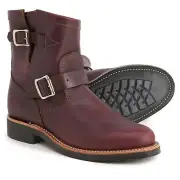7 M CHIPPEWA RAYNARD 1901W13 Cordovan Women's Engineer Motorcycle Boots USA $300