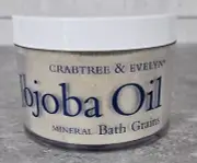 Original Crabtree & Evelyn Jojoba Oil Moisturizing Mineral Bath Grains 7 oz