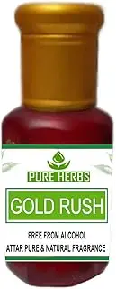 PH Gold Rush attar for Suitable for Daily uses,Occasions & parties long lasting Fragrance roll on Perfume Oil Leak proof available in travel size for unisex 10ML With glass bottle.