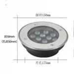 LED戶外超薄地底燈地埋燈12V/24V/110-220V超短型LED防水型高50MM嵌入式水底燈304不鏽鋼燈