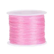 Elastic Cord DIY Making Stretchy String Thread Rope Craft Wire, Dark Pink