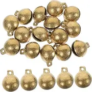 MERRYHAPY Tiger Head Craft Bells Set 20pcs Decorative Bells for Pet Collar DIY Craft Supplies Home Decor