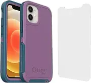 OtterBox Pursuit Series Screenless Edition with MagSafe Case for iPhone 12 Mini (Only) with Screen Protector - Non-Retail Packaging - Lavender Bliss (Purple/Blue)
