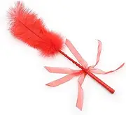 Feather Sex Tickler Soft Tickler Whip Feather Tickler Sex Feather Tickler For Couples Teasing & Flirting Red