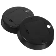 2pcs Plastic Clock Back Covers Clock Frame Repair Parts Clock Mechanism Back