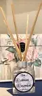 Reed Diffuser 140ml Large Glass Square + Reeds Natural Max Fragrance