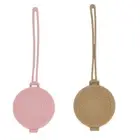 Round Powder Puff Container Makeup Puff Carrying Case Beauty Sponge Holder