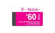 T-Mobile Prepaid $60 Refill Top-Up Prepaid Card , AIR TIME PIN / RECHARGE