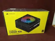 Corsair CX650F RGB PSU 650W 80+ Plus Bronze Black New Factory Sealed
