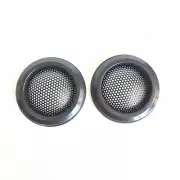 2P 1" Black Speaker Cover ABS Frame Metal Mesh Grill For Car Audio DJ PA Speaker