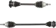 Front CV Axle Shaft Assembly Kit Pair Set 2 Pc Compatible For Jetta Golf/B-e-e-tle TT