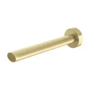 New Oval Bath Outlet Brushed Gold Phoenix Tapware Vivid Slimline VV776-12-1