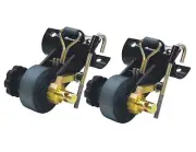 New Buyers Products 5480007 1-1/2" Ratchet Tie Downs For Round Tube Ladder Rack