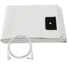 Grounding Earth Sheet 5% Silver Fiber Organic Cotton for Better Healing & Sleep