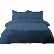 Ocean Teddy Bear Fleece Soft Warm Quilt Doona Cover Set Single KS Double Queen King SK