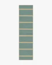 75' x 305' | Machine Washable Runner Rug | Kid & Pet Friendly | Indoor Rug | Malibu Blue Re-Jute Rug by Gray Malin | Ruggable