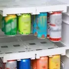Large Capacity Can Dispenser Hanging Slide Under Shelf Beverage Organizer Beer