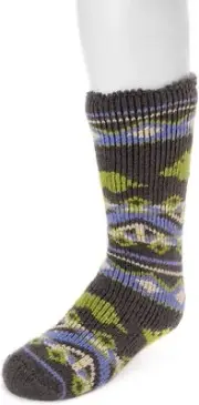 MUK LUKS Little Kid's Heat Retainer Sock - OSFM