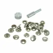 General Tools 1265 Nickel Plated Brass Snap Fastener Kit