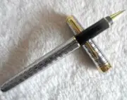 Perfect Parker Sonnet Series Silver Rollerball Pen Fine Nib Black Ink Refill