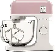 [Kenwood] kMix Stand Mixer for Baking, Stylish Kitchen Mixer with K-beater, Dough Hook and Whisk, 5L Stainless Steel Bowl, Removable Splash Guard, 1000 W, Pastel Pink