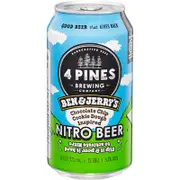 4 Pines Ben & Jerry's Choc Chip Cookie Nitro Ale Can 375mL