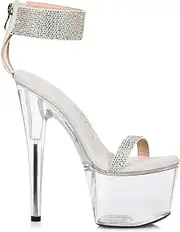 [Ellie Shoes] womens 709-ANIKA Rhinestone