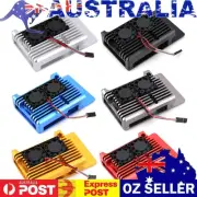 Aluminum Case with Dual Fan Protective Cover Suitable for Raspberry Pi 4 Model B