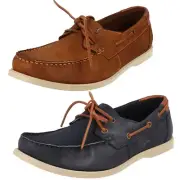 Mens A2R222 Thomas Blunt Deck Leather Shoes