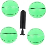 ERINGOGO Inflatable Basketball Ball Boys and Girls Sports Toy Glow in The Dark Ball 15cm Size Perfect for Playgrounds