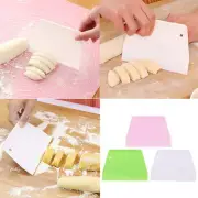 1Pc Trapezoid Cream Cake Scraper Dough Cutter Cake Spatula Pastry Bakery T.we