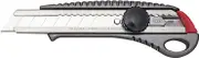 NT Cutter Heavy-Duty Aluminum Die-Cast Anti-Slip Contoured Grip Screw-Lock Utility Knife (L-550GP)