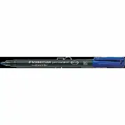 10 x Staedtler 317-3 CD/DVD OHP Perm Lumocolour Marker MED 1.0mm 3173 BLUE