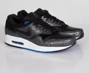 ️NIKE AIR MAX 1 DELUXE LEATHER US 12 ATMOS OG RETRO BLACK SAFARI 684708-001